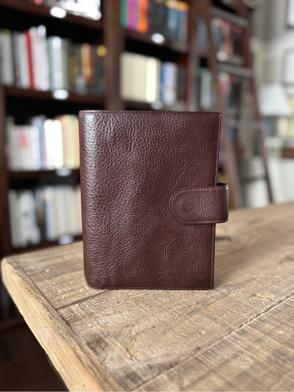 Gillio Medium Mia Cara Epoca leather Planner in Dark Brown (RARE 2016)